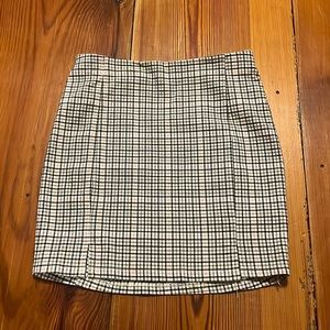 Full Tilt Plaid Mini Skirt